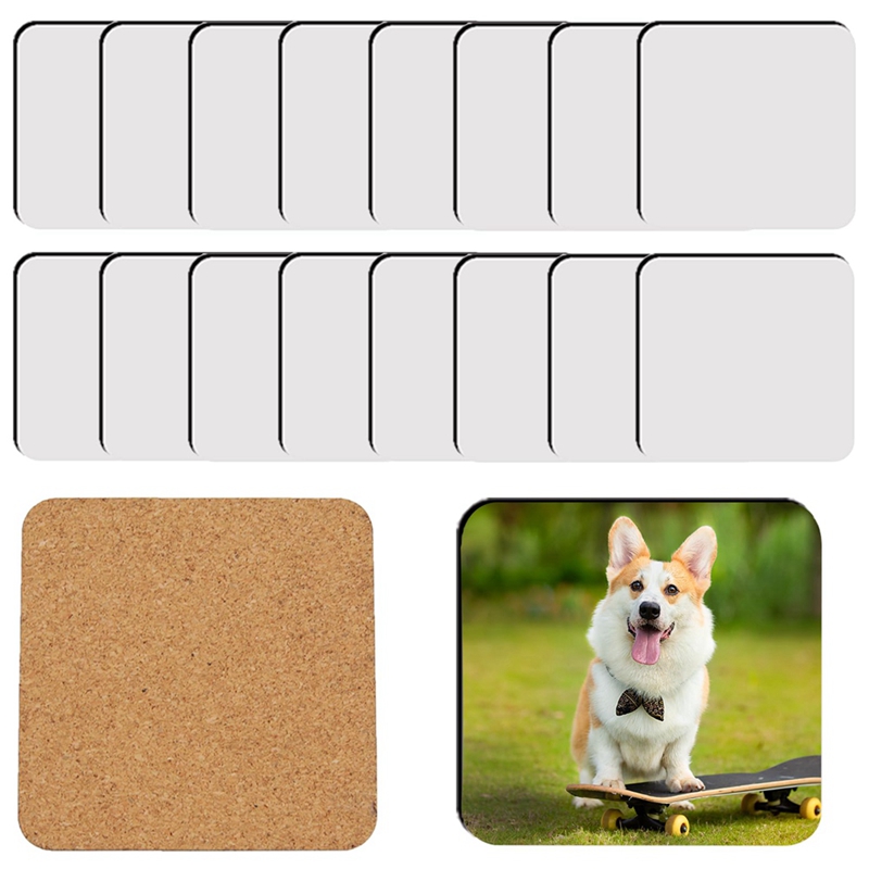 18 Adet Süblimasyon Kare Barda - Coaster Sublimation Blank incelemesi ve fiyatı