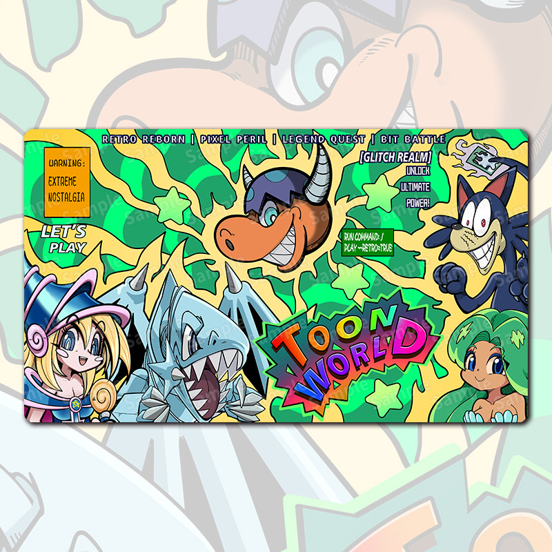 Yu-Gi-Oh! 600x350mm Toon Kara  - Door Mat Blank incelemesi ve fiyatı