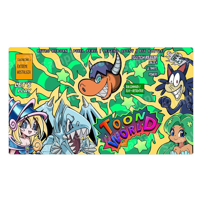 Yu-Gi-Oh! 600x350mm Toon Kara  - Door Mat Blank incelemesi ve fiyatı