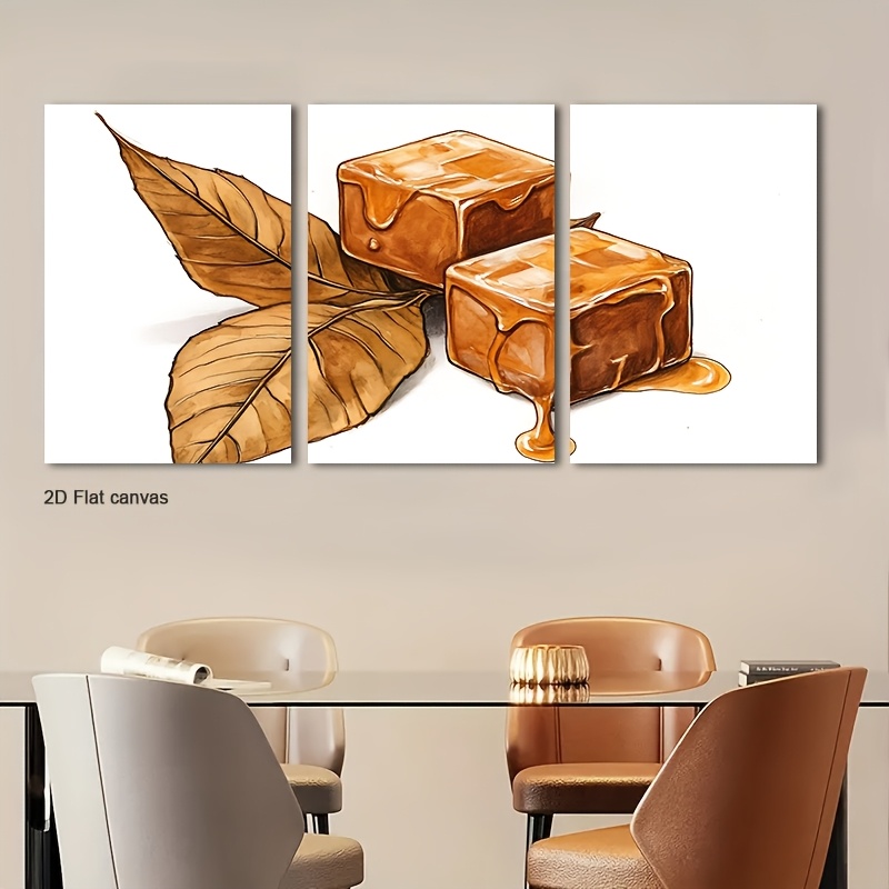 Çerçevesiz 3 Parçalı Modern Ka - Canvas Wrap Ready incelemesi ve fiyatı